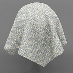 Мебельная ткань Шенилл голубой цвет 142 см T4-45 варинант исполнения - 9 | Loft Concept в Челябинске