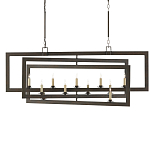 Люстра из пересекающихся прямоугольных элементов Intersecting Rectangles варинант исполнения - 2 | Loft Concept в Челябинске