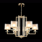 Люстра с 6-ю цилиндрическими плафонами из стекла Laurent варинант исполнения - 2 | Loft Concept в Челябинске