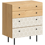 Комод с принтом на ящиках Elise Chest of Drawers варинант исполнения - 9 | Loft Concept в Челябинске