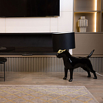 Лампа COLLECTION OF DOGS с абажуром Бультерьер варинант исполнения - 8 | Loft Concept в Челябинске