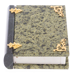 Шкатулка в виде книги из натурального камня змеевик Stone Casket варинант исполнения - 1 | Loft Concept в Челябинске