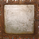 Декоративная винтажная печка из глины с инкрустацией Rarity варинант исполнения - 2 | Loft Concept в Челябинске