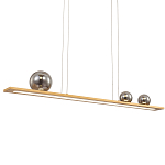 Светодиодная линейная люстра IONA Сhandelier gold 103 варинант исполнения - 1 | Loft Concept в Челябинске