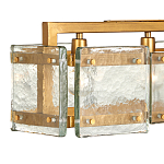 Люстра прямоугольная из толстого литого стекла Cast Glass варинант исполнения - 3 | Loft Concept в Челябинске