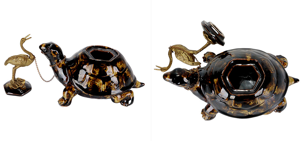 Чайник фарфоровый в виде черепахи Crane & Turtle Чайник фарфоровый в виде черепахи Crane & Turtle - Loft-Concept в Челябинске