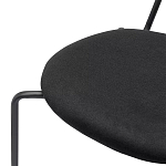 Стул с мягким сиденьем черный Stool Loft Black варинант исполнения - 7 | Loft Concept в Челябинске