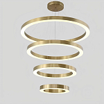 Люстра Light Ring Vertical Латунь варинант исполнения - 1 | Loft Concept в Челябинске