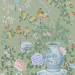 Обои ручная роспись Temple Newsam Mercury Grey варинант исполнения - 3 | Loft Concept в Челябинске