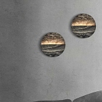 Бра в форме диска из керамогранита Eclipse of Celestial Bodies варинант исполнения - 5 | Loft Concept в Челябинске