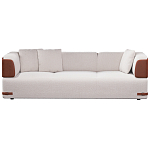 Трехместный диван Richmond с кожаной отделкой варинант исполнения - 1 | Loft Concept в Челябинске