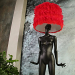 Лампа MANNEQUIN LAMP с абажуром модельный позинг варинант исполнения - 6 | Loft Concept в Челябинске