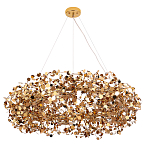 Люстра подвесная круглая с многочисленными металлическими круглыми элементами Terzani Argent варинант исполнения - 4 | Loft Concept в Челябинске