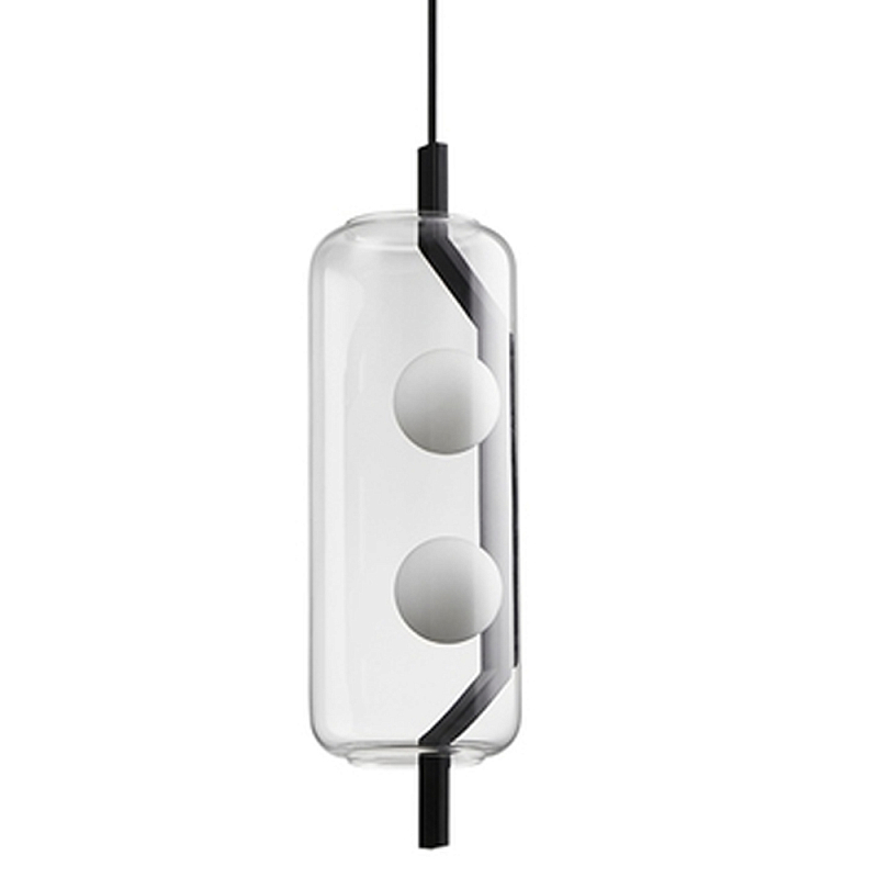 Подвесной светильник Genevra lamp Черный Прозрачный Подвесной светильник Genevra lamp Черный Прозрачный в Челябинске | Loft Concept