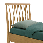 Кровать детская из массива гевеи Eliza варинант исполнения - 4 | Loft Concept в Челябинске