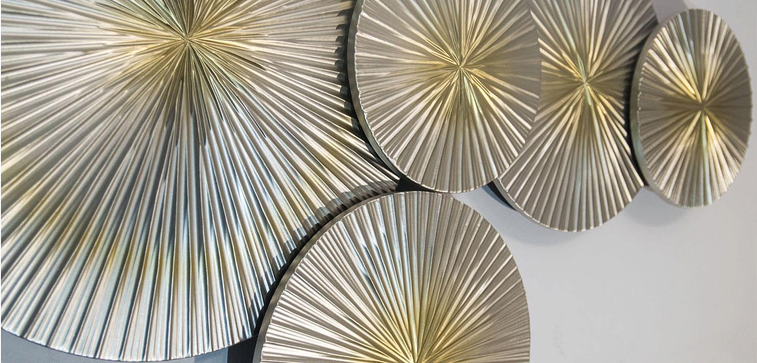 Арт-объект Apollo Gold and Silver Wall Plaque Disc 5 Арт-объект Apollo Gold and Silver Wall Plaque Disc 5 - Loft-Concept в Челябинске