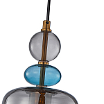 Подвесной светильник со стеклянным плафоном дымчатого цвета Prestige варинант исполнения - 4 | Loft Concept в Челябинске