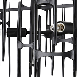 Люстра черная остроконечной формы Black Satin варинант исполнения - 2 | Loft Concept в Челябинске