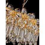 Люстра с декоративными элементами в виде крупных хрустальных цветов Palace Gardens варинант исполнения - 3 | Loft Concept в Челябинске