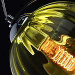 Подвесной светильник со стеклянном плафоном в форме бокала Kaleido варинант исполнения - 31 | Loft Concept в Челябинске