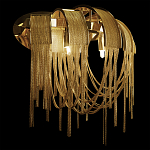 Бра с металиическими цепочками и дугообразными элементами Atlantis Chain варинант исполнения - 12 | Loft Concept в Челябинске