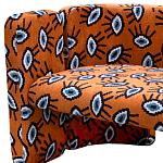 Акцентный Двухместный Диван Leela Оранжевый Орнамент варинант исполнения - 2 | Loft Concept в Челябинске