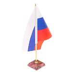 Флагшток на подставке из натурального камня Stone Flagpole варинант исполнения - 2 | Loft Concept в Челябинске