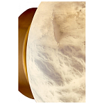 Бра в форме диска из натурального камня Cryptocrystalline Stone варинант исполнения - 3 | Loft Concept в Челябинске