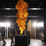 Люстра виноградная гроздь Grape Balls Янтарный цвет варинант исполнения - 3 | Loft Concept в Челябинске