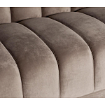 Диван трехместный велюровый серый Island of Comfort варинант исполнения - 4 | Loft Concept в Челябинске