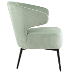 Современное мягкое кресло на металлических ножках Rakush Pistachio варинант исполнения - 5 | Loft Concept в Челябинске