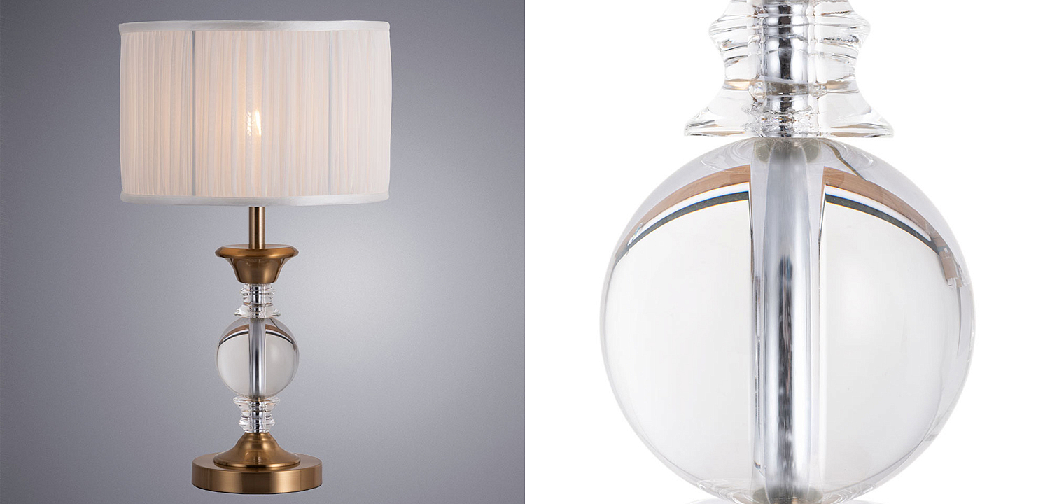 Настольная лампа Fluid glass lamp Настольная лампа Fluid glass lamp - Loft-Concept в Челябинске