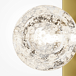 Бра с плафоном из прозрачного стекла с пузырьками воздуха Effervia варинант исполнения - 3 | Loft Concept в Челябинске