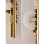 Бра  с фигурным мраморным рассеивателем Spiral of Warm Light варинант исполнения - 8 | Loft Concept в Челябинске