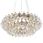 Люстра с хрустальными подвесками в форме капель Sidney Crystal Chandelier 80 варинант исполнения - 1 | Loft Concept в Челябинске