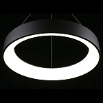Люстра подвесная светодиодная Black Circle варинант исполнения - 4 | Loft Concept в Челябинске