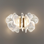 Бра с крупными прозрачными лепестками с рельефной поверхностью Ethereal Bloom варинант исполнения - 4 | Loft Concept в Челябинске