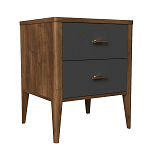 Тумба прикроватная с 2-мя ящиками Tasteful Furniture Light варинант исполнения - 4 | Loft Concept в Челябинске