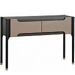 Консоль тёмно-коричневого цвета с 2-мя ящиками Gladstone варинант исполнения - 1 | Loft Concept в Челябинске