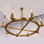 Люстра CANELLE Round Chandelier 8 Modern Brass варинант исполнения - 2 | Loft Concept в Челябинске