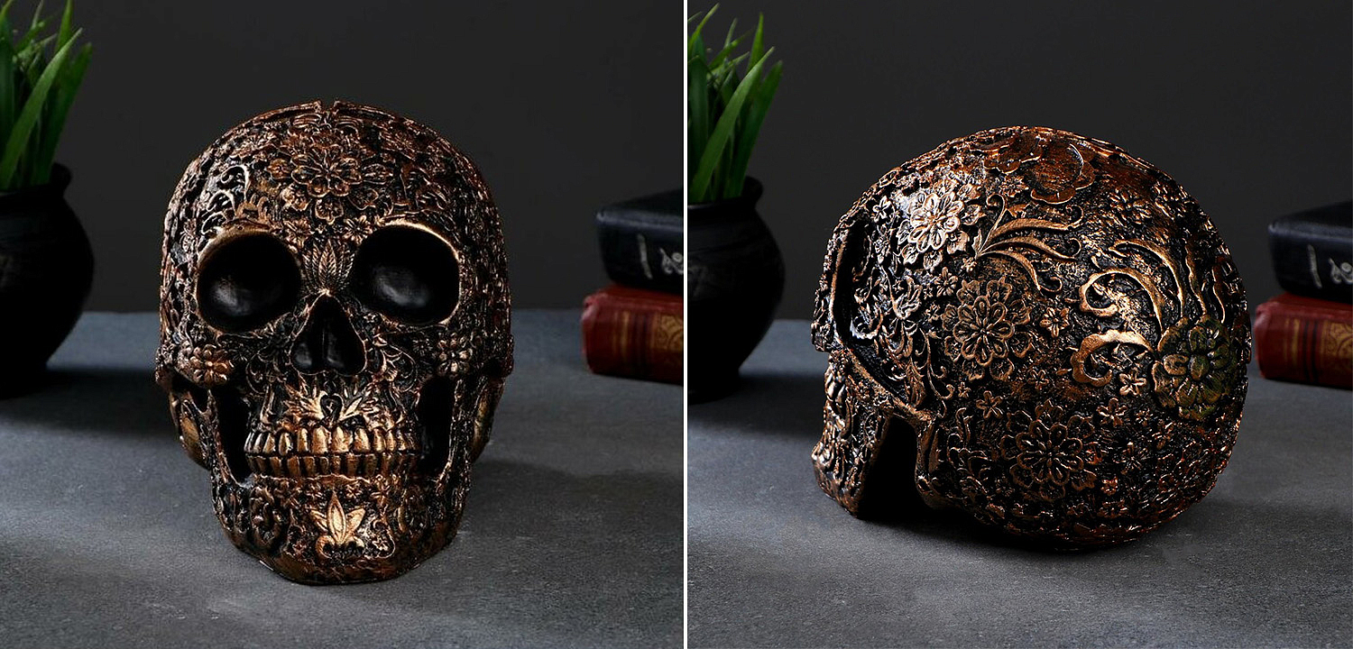 Статуэтка Patterned Skull Статуэтка Patterned Skull - Loft-Concept в Челябинске