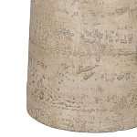 Столик приставной с круглой столешницей Textured Cream Table варинант исполнения - 4 | Loft Concept в Челябинске