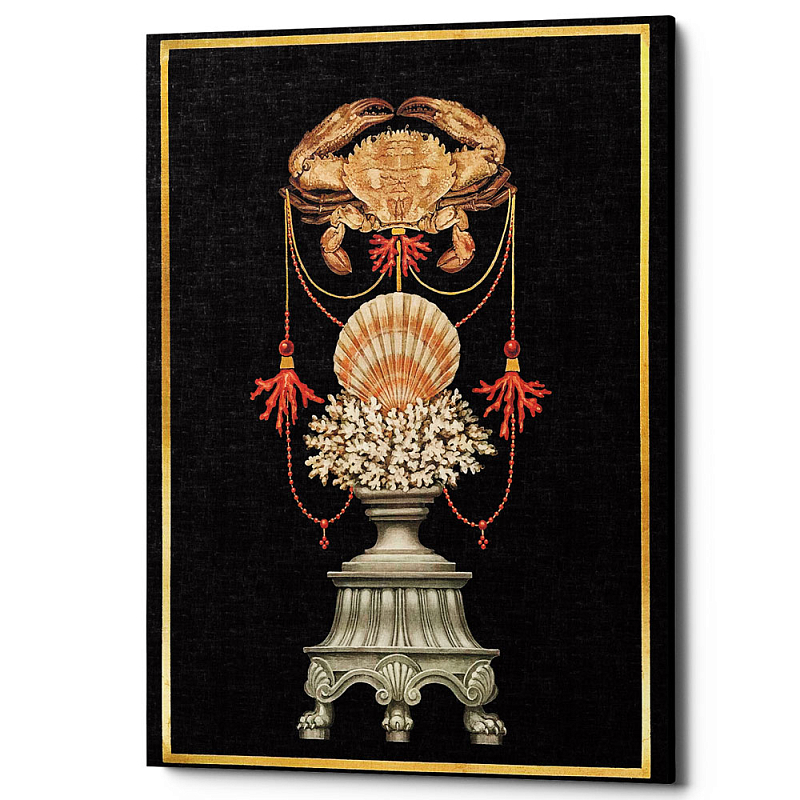 Постер Sea Vase Poster 5 Черный Бежевый Постер Sea Vase Poster 5 Черный Бежевый в Челябинске | Loft Concept