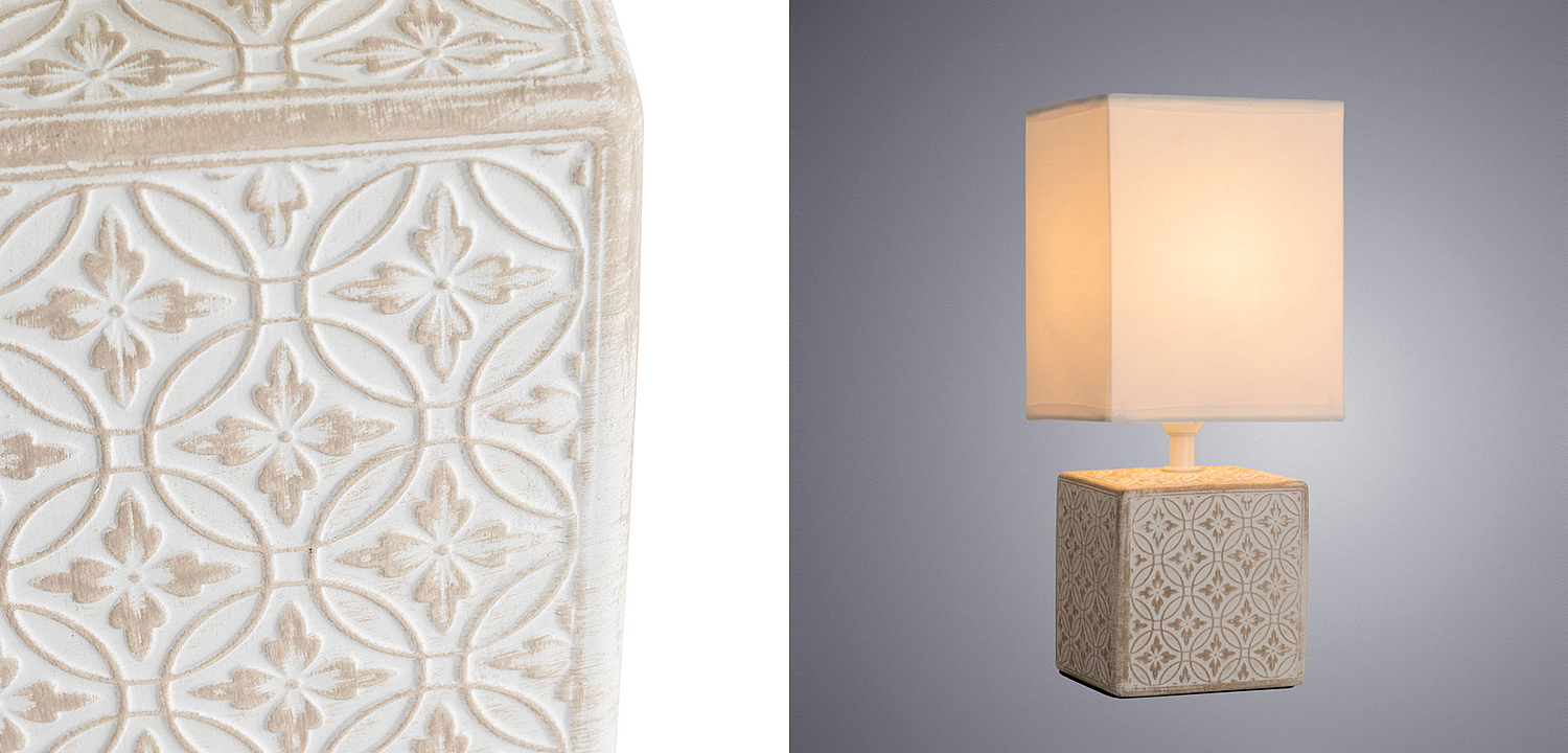 Настольная лампа Дизайнерская Lazio Ivory Table Lamp Настольная лампа Дизайнерская Lazio Ivory Table Lamp - Loft-Concept в Челябинске