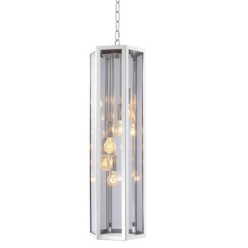 Люстра Chandelier Rondoni Nickel Никель Дымчатый (Smoke) Люстра Chandelier Rondoni Nickel Никель Дымчатый (Smoke) в Челябинске | Loft Concept