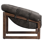 Кресло Duncan винтажная черная кожа варинант исполнения - 3 | Loft Concept в Челябинске