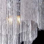 Люстра потолочная с металлическими цепочками Диаметр 99 см Atlantis Chain варинант исполнения - 5 | Loft Concept в Челябинске