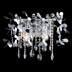 Бра с металлическими лепестками и хрустальными подвесками Leaf Cascade варинант исполнения - 2 | Loft Concept в Челябинске