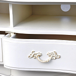 ТВ-тумба из массива дерева в стиле прованс Montmartre Provence TV Stand варинант исполнения - 3 | Loft Concept в Челябинске