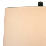 Настольная лампа зеленая с тканевым абажуром Splashes of Green Moss варинант исполнения - 3 | Loft Concept в Челябинске